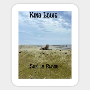 King Louie sur la plage Sticker